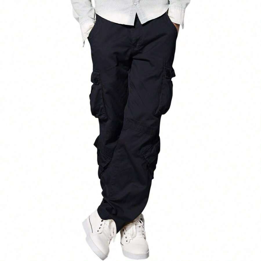Men's Cargo Pants - 6064灰黑色 - 查看 1