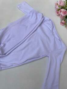 Baby Bodysuit And Pants Set, Rn To G, Long Sleeve, Ruffled, Ribbed, Ruffled, Maternity Outfit, Girl And Boy - 白色 - 查看 1