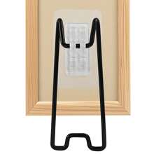 Schwarzer Tisch-Displayständer, Eisenrahmen-Fotohalter, geeignet für Fotos, Medaillen, Zertifikate, Heim- und Bürodekoration