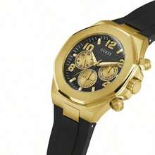 Guess Herren Quarzuhr geeignet für Outdoor-Aktivitäten. Aus Edelstahl gefertigt. Synthetische Glasoberfläche. Mit Kalender, Wochentag und Kompass-Funktionen. Die Topwahl für Outdoor-Enthusiasten GW0583G1/GW0583G2/GW0583G3