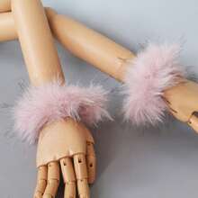 Women's Warm Fleece Arm Sleeves, Autumn/Winter Clothing, Suitable For Holidays, Parties, Performances