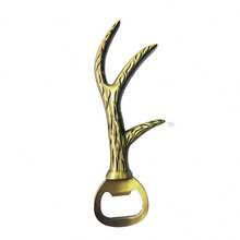 1pc Deer Antler Bottle Opener, Creative Barware, Home Beer Bottle Opener, Cocktail Wine Opener