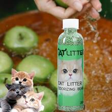 Cat Litter Deodorizer Balls - Natural Plant-Based Odor Eliminator For Cat Litter Box, Fresh Scent, Pet-Friendly, 0.7 Oz, Removes Cat Litter Box Odor, Dog Urine Smell, Helps Create A Clean And Pleasant Pet Environment