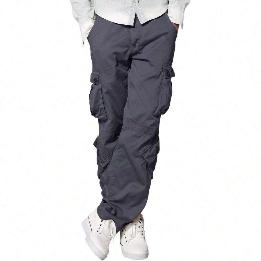 Men's Cargo Pants - 6053 Gray - View 1