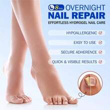 21pcs/Box Fungal Nail Patches, Nail Health Care Patches, Nail Fungus Care Patches, Suitable For Solving Fungal Nails And Other Nail Problems, Nail Supplies, Daily Care Nails Kit Set - 杏色 - 查看 10