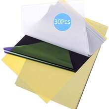 100pcs Professional Tattoo Transfer Paper - High-Quality Stencil Transfer For Effortless Tattooing - Advanced Thermal Carbon Copier - Durable & Seamless Compatibility With Tattoo Supplies - Multicolor - View 9