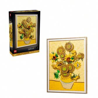  Lego Art Art Life Series 31215 Vincent Van Gogh Sunflowers Building Blocks Toy For Boys And Girls