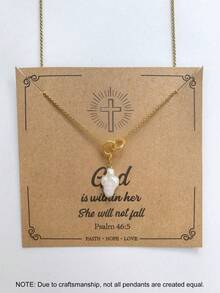 1pc Minimalist Elegant Luxury Asymmetrical Cultured Faux Pearl Cross Stainless Steel Waterproof Pendant Necklace, Suitable For Women's Daily, Party, Vacation, Banquet Wear, Great Gift For Mother, Wife, Girlfriend, Birthday, Christmas