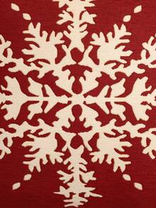 1 pieza/2 piezas Funda de cojín decorativa navideña, Jacquard de lino con copos de nieve y dorado, Decoración de sala de estar rústica de invierno, Regalo navideño