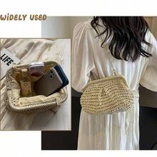 1/2/3件 DIY 手提包錢包框架套件，鋁製方形手拿包框架，管狀內設計，按扣式開合，皮革手工包包製作配件，6.3"/7.87"/8.66"/9.84" - 銀色 - 查看 12