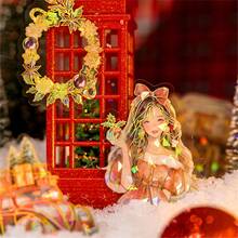 Pachet Creatives 25 de coli/pungă, seria Starlight Christmas Island, autocolante de colaj cu peisaje rafinate în stil Crăciun, rechizite pentru scrapbooking, accesorii pentru caiete, rame foto decorative, huse pentru computer și telefon, pahare cu apă, reviste vechi, penare, autocolante decorative pentru birou, autocolante pentru sezonul de întoarcere la școală, rechizite școlare - Multicolor - Vizualizare 10