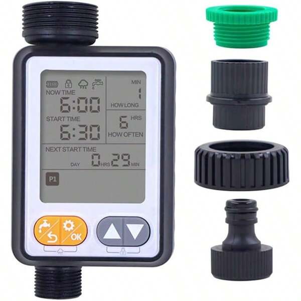 Temporizador de irrigação, temporizador de irrigação de jardim, dispositivo de rega automática, sensor de chuva para varanda de jardim, controlador de sistema de irrigação inteligente