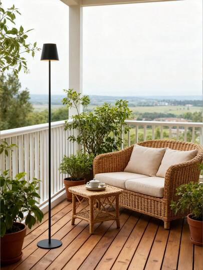 1pc 1200mAh Rechargeable Vloer Lamp, Adjustable Brightness Desktop Reading Light, St Atmospheric Touch Switch, Bedroom, Living Room, ative Bedside Night Verlichting view 4