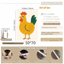 1 gerahmtes/Leinwand Wandkunst, Dinosaurier Tier Thema Dekoration. Badezimmer Wanddekoration. Themen Poster, Schlafzimmer Dekoration, Raumdekoration, Heimdekoration, Ornamente, Winterdekoration für Zuhause, Wanddekoration. Geeignet für Kinderzimmer, Kinderzimmer, Jungen- und Mädchen-Partyräume, Kita-Klassenzimmer Dekoration, wasserfestes Material. Kopfteil Dekorative Tapete, Party Deko Geschenke. Badezimmer Wanddekoration.