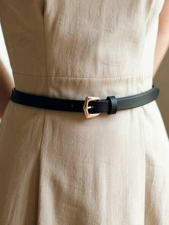 Nytt snyggt, enkelt och hållbart dambälte i koreansk stil med utmärkt dekorativ effekt. Kan kombineras med kjolar och jeans. Mångsidigt bälte, lämpligt för sommar, höst, jul och Thanksgiving. Lyxig märkesdesign. Högkvalitativt spänne. Lämpligt för dagligt bruk, resor, middagar och fritid, affärer, flickvän, fru.