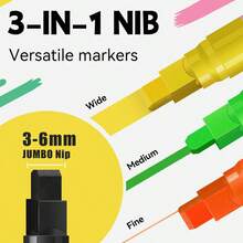 1 pieza Marcador de pintura a prueba de agua para neumáticos, marcador permanente de graffiti para neumáticos, marcador de pintura indeleble, marcador de retoque para neumáticos de automóvil, marcador de graffiti multicolor DIY