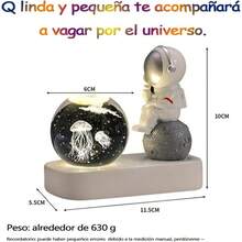 Astronauta Bola De Cristal luces de colores De La Noche Decoracin De La Mesa Regalo Lindo Estudiante Regalo De Cumpleaos, Para La Decoracin De La Mesa, Decoracin Del Hogar. Sistema - vía Láctea - Ver 4