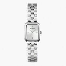 Guess Women Watch GW0865L1 Fashion Classic Bracelet Quartz Watch Stainless Steel Silver Square Dial Women's Fashion Watch Perfect Christmas Gift Suitable For Daily Wear And Birthday Anniversary Gift Giving For Mother Lover Girlfriend - Silver B - View 1