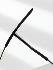 1 副女士无框五角星图案时尚眼镜 - 黃色 - 查看 5