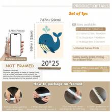 1 gerahmtes/Leinwand Wandkunst, Dinosaurier Tier Thema Dekoration. Badezimmer Wanddekoration. Themen Poster, Schlafzimmer Dekoration, Raumdekoration, Heimdekoration, Ornamente, Winterdekoration für Zuhause, Wanddekoration. Geeignet für Kinderzimmer, Kinderzimmer, Jungen- und Mädchen-Partyräume, Kita-Klassenzimmer Dekoration, wasserfestes Material. Kopfteil Dekorative Tapete, Party Deko Geschenke. Badezimmer Wanddekoration.