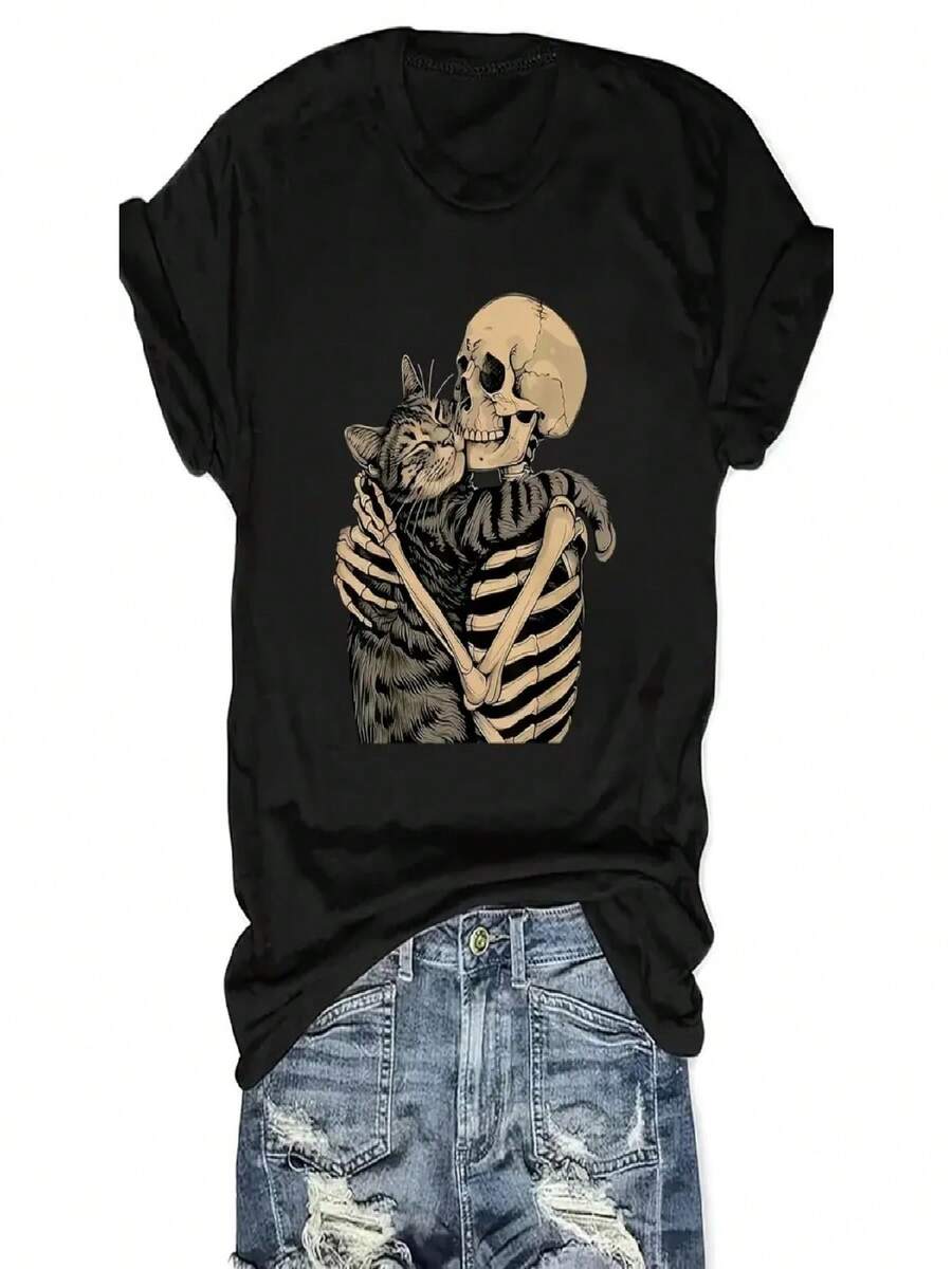 Women T-Shirts - Black - View 1
