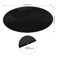 YUNRUX Hot Tub Pad Foundation, Floor Protection Mat For Outdoor Pools, EVA Padding For Hot Tubs Black - 黑色 - 查看 2