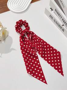 3 قطع أربطة شعر نسائية أنيقة بنقاط بولكا من القماش باللون الأسود والأبيض والأحمر، مناسبة لتسريحات الذيل والكعكة، للاستخدام اليومي، إكسسوارات بوهيمية أنيقة، جمال، ربطات شعر