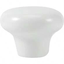 KEILEOHO 35 piezas de pomos de cerámica para armarios pomos de cajones blancos vintage con 35 tornillos pomos de armarios blancos mejorados para cajones vestidores puertas y cocinas - Blanco - Ver 4