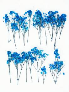 25/50/100/200/300 件多色迷你干满天星花束 - 波西米亚风格粉色、红色、紫色、黄色、白色、绿松石色 - 耐用的婚礼中心装饰、家居装饰、情人节、圣诞节、生日 - 免维护、持久鲜艳的桌面装饰、手工编织花束、季节性装饰、活动策划必备