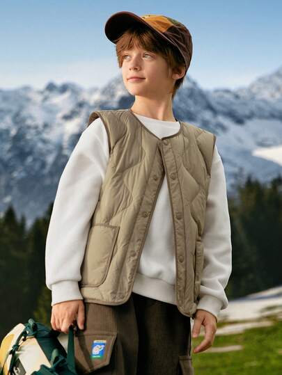 Balabala BalaOne Kids' Lightweight Vest 2025 Fall/Winter, Outer Layer For Boys & Girls