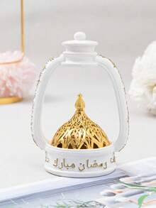 1pc Resin Incense Burner, Arabic Style Decor, Home Decor, Room Decor, Party & Holiday Decoration, Furniture Accessory - Multicolor - View 2