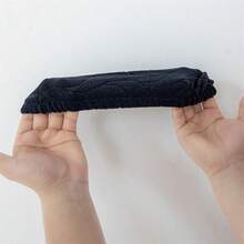 2 Stücke/Set einfarbige Jacquard Bürostuhl Armlehnenabdeckungen, Anti-Schmutz Stretch Stuhlarmauflagen für Gaming Computer Stühle