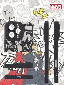 Marvel Funda de teléfono oficial con diseño de Marvel, antideslizante, a prueba de golpes y arañazos, compatible con iPhone 17, 17 Pro, 17 Pro Max, 11, 12, 13, 14, 15, 16 Pro, 16 Pro Max, 14 Plus, 15 Plus, 16 Plus, XR, XS Max