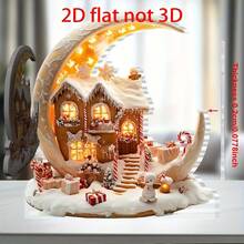 Bohemian Style Acrylic Christmas House Decor - Ideal For Home, Office, Bedroom And Cafe - Perfect Gift For All Occasions - No Electricity Needed