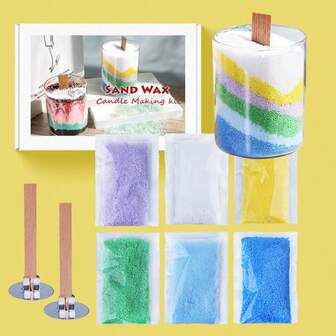 Set de 6/12 colores Kit de elaboración de cera de flor de hielo DIY para hacer velas, velas perladas de color para manualidades de velas DIY, se puede usar para hacer velas moldeadas, velas en taza, velas de arena, ideal para bodas, fiestas y celebraciones, sin batería
