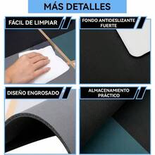 Tapete de Entrenamiento Futbol, 90*60cm Tapete Ejercicio de Futbol Silenciosa y Antideslizante, Tapete de Accesorios Auxiliares Deportivos Antideslizante, Entrenamiento Agil de Ftbol - Modelo Argentino - Ver 5