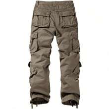 Pantalones cargo para hombre - 3358 Caqui oscuro - Ver 4