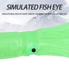 30cm/11.81inch Fishing Lures Soft Squid Skirts Octopus Trolling Fishing Lure For Jigs Silicone Artificial Jigging Bait