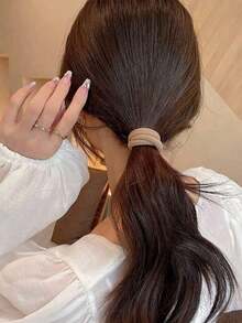 50pcs Khaki Nude Invisible Hair Ties Elastic Towel Rings Daily Style Makeup Travel Essentials School Opening Gifts, Red Gift Box New's Gifts, Hair Accessories For Women, Hair Tools, Beauty Accessories, Curly Hair Accessories, For Women, Fall, Travel, Hair Tools, Accessories Women, Hair Stuff,Fall,Hair Accessories,Hair Accessories For Women,Travel,Hair Accessories,Accessories Women,Hair Accessory,Hair Accessories Women,Hair Tools,Hair Stuff,Stuff,Beauty Accessories,Gifts,Travel,Gifts For Women,Hair Stuff,Stocking Stuffers - 彩色 - 查看 3