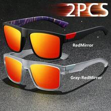 2 sztuki modnych, klasycznych, kwadratowych, unisexowych okularów przeciwsłonecznych dla mężczyzn i kobiet, luksusowych, markowych, designerskich okularów przeciwsłonecznych, modnych na tropikalne wakacje na plaży, letnie pastelowe, prostokątne okulary, błyszczący materiał, eleganckie, estetyczne, wakacyjne stroje, okulary przeciwsłoneczne dla mężczyzn, klasyczne, do jazdy samochodem, wędkowania, podróży, zakupów, na świeżym powietrzu, okulary przeciwsłoneczne retro, podróżne, dla kierowców, męskie i damskie, UV400 (uwaga: etui na okulary widoczne na zdjęciu nie jest dołączone)