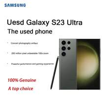 Samsung 二手三星 Galaxy S23 Ultra 5G 智能手机，200MP 2K 全面屏，超灵敏夜视，支持摄影、音乐会摄影，8GB+256GB - 悠野綠 - 查看 12
