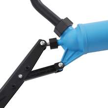 LOYALHEARTDY Plastic Lever Acting Drum Barrel Pump PP Manual Drum Barrel Pump Blue PP Spout, Hand Pump CRANK Pump  Pump - Black and Blue - View 8