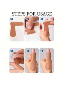 10pcs Unisex Toe Thumb Joint Fixation Tape, Bunion Protection Pads - Multicolor - View 5