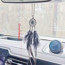 1pc Alloy Feather Hanging Decoration For Car - View 9