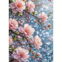 5D Square/Round Diamond Painting Kit, Flower, Full Artificial Diamond Rhinestone Mosaic Painting, Diamond Art Kit, Home Decor Office Home Wall Art Decoration