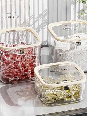 洗衣液胶囊储存容器，粉末分配盒，洗衣液胶囊密封储存盒