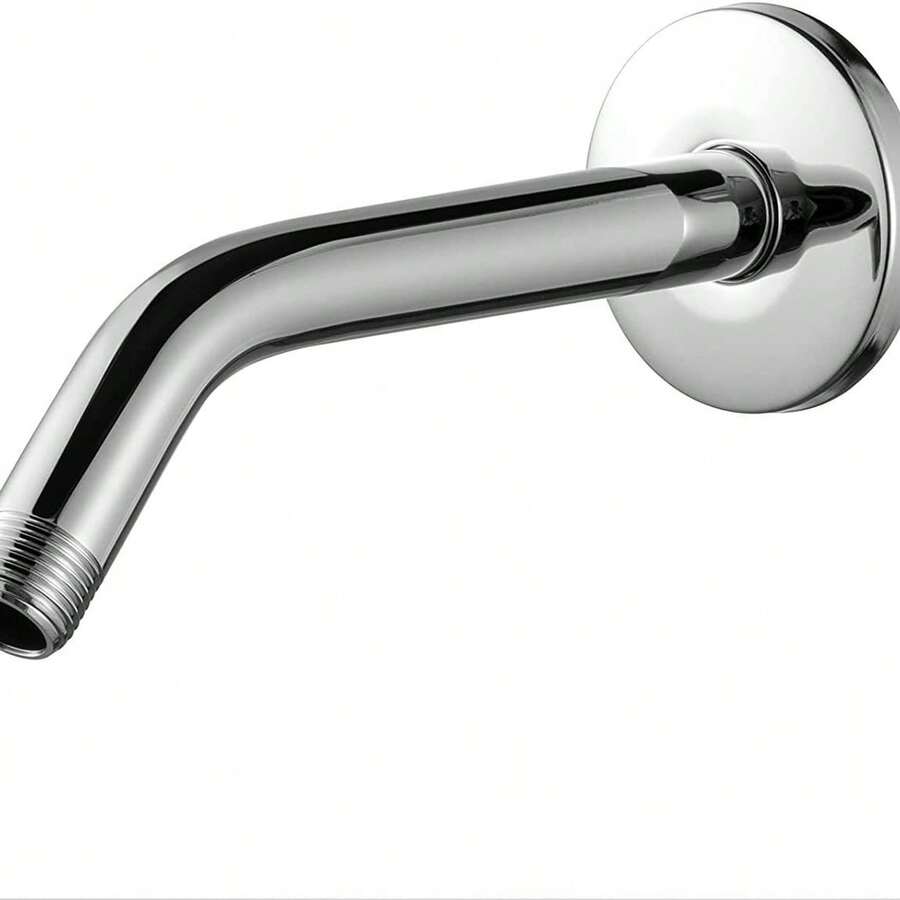 6-Inch Shower Pressure-Increasing All-Chrome Showerhead 6-Inch (Chrome-Plated) - Silver Shower Arm Only - View 1