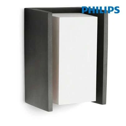  Philips Lighting 163519316 - Lampada da parete, 1 x 15 W, 220 V, antracite