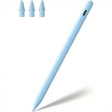 A Stylus Suitable For IPad, With Palm Suppression And Tilt Sensitivity, And A Dual Operating System Active Pen Compatible With IPad Pro/Air/Mini, Galaxy Tab, Android Tablets (2018-2025 Apple Pencil Replacement) Apple Pencil - 藍色 - 查看 12