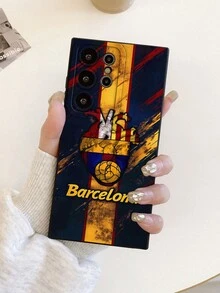 Ốp điện thoại thiết kế hình trái tim Barcelona, ốp bảo vệ điện thoại chủ đề bóng đá, phù hợp cho người hâm mộ bóng đá sử dụng hàng ngày, xem trận đấu, dự tiệc bóng đá, ốp điện thoại TPU mềm mờ thời trang chống sốc, bảo vệ toàn diện camera, tương thích với Samsung Galaxy và các dòng máy khác, món quà hoàn hảo cho bạn bè, gia đình, bạn gái, bạn trai, Giáng sinh, Năm mới, thể hiện tình yêu của bạn dành cho Barca, phiên bản quốc tế, không phải phiên bản nội địa. - Nhiều màu - Xem 6